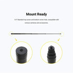 カーボンファイバー延長モノポッド インビジブル自撮り棒 Insta360 / DJI Action / GoPro / Xiao Yiスポーツカメラ用、1.5m、3m、5m