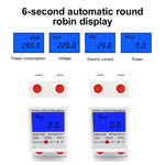 DDM15SD 単相多機能レールメーター バックライトLCDディスプレイ付き、5 (20) A、5 (32) A、10 (40) A、15 (60) A、20 (80) A、5 (80) A