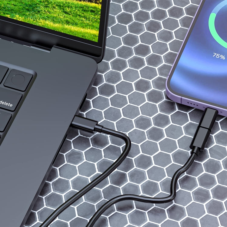 HE-C098 多機能USBアダプター充電ケーブルキット メイクアップミラー＆スマホホルダー付き、HE-C098 ブラック、HE-C098 ホワイト