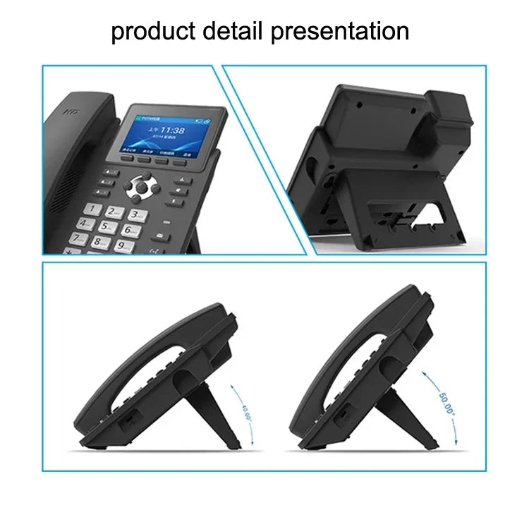 S135 PSTN+SIPデュアルモード録音スマートフォン 6方向VOIPネットワーク電話 IP電話、S135