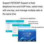 S135 PSTN+SIPデュアルモード録音スマートフォン 6方向VOIPネットワーク電話 IP電話、S135
