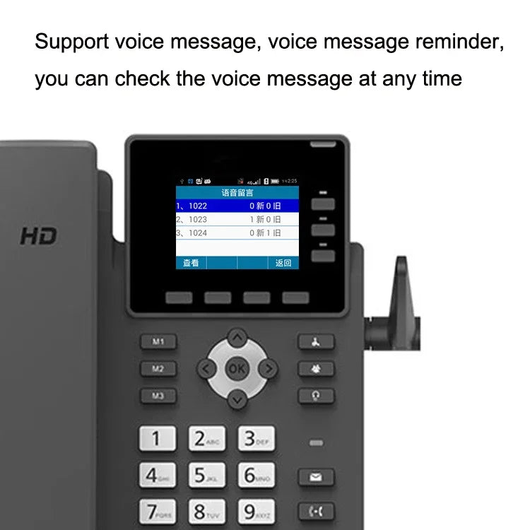 S01 スマートVOIPネットワーク電話 4Gフルネットコム SIP音声会議 ビジネスオフィス用ワイヤレス固定電話、S01