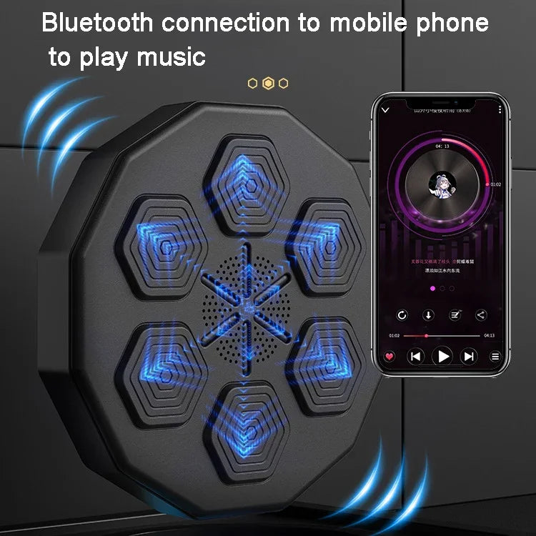 Bluetooth インテリジェント音楽ボクシングトレーナー 壁掛け式 電子ボクシング練習、トレーナーのみ