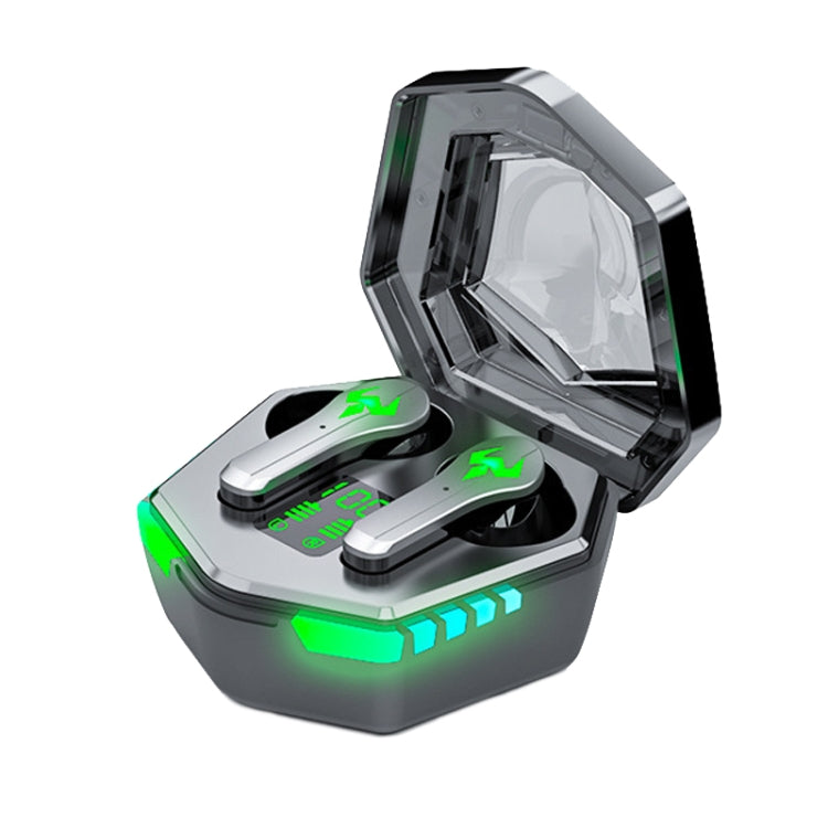 N35 TWSカラフルライトインイヤー低遅延ワイヤレスBluetoothゲームイヤホン、デジタルディスプレイ、非デジタルディスプレイ