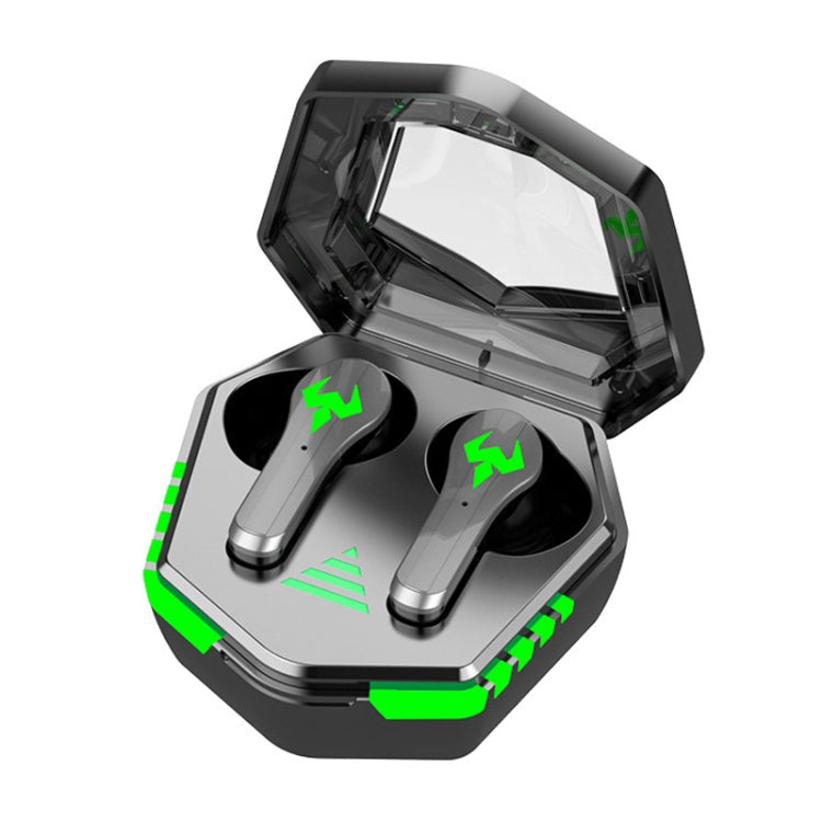 N35 TWSカラフルライトインイヤー低遅延ワイヤレスBluetoothゲームイヤホン、デジタルディスプレイ、非デジタルディスプレイ
