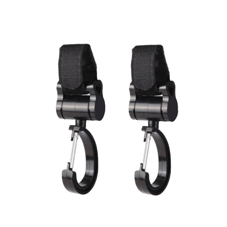 2個セットユニバーサルベビーストローラーフックアクセサリー 360度粘着フック、粘着フック（ピンク）、粘着フック（イエロー）、粘着フック（ブラック）