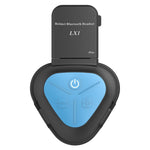LX1 オートバイ用ハーフヘルメット 防水 ワイヤレス5.3 Bluetoothヘッドセット、英語