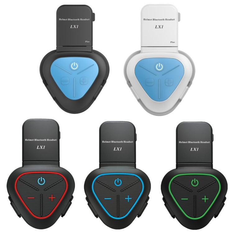 LX1 オートバイ用ハーフヘルメット 防水 ワイヤレス5.3 Bluetoothヘッドセット、英語