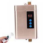 リモコン付き電気温水器 温度調節可能 USプラグ3000W、UKプラグ3000W、EUプラグ4000W、AUプラグ4000W