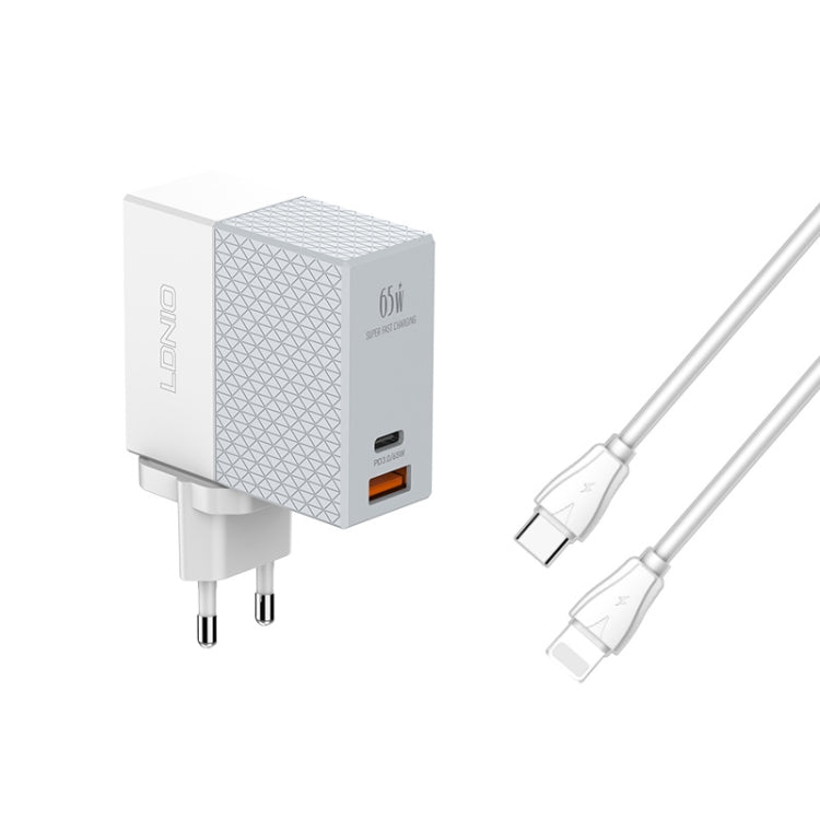 LDNIO A2620C 65W ユニバーサル電話・タブレット充電器 Type-C/USB-Cポート 急速充電器、65W EUプラグ、65W UKプラグ、65W USプラグ