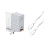 LDNIO A2620C 65W ユニバーサル電話・タブレット充電器 Type-C/USB-Cポート 急速充電器、65W EUプラグ、65W UKプラグ、65W USプラグ