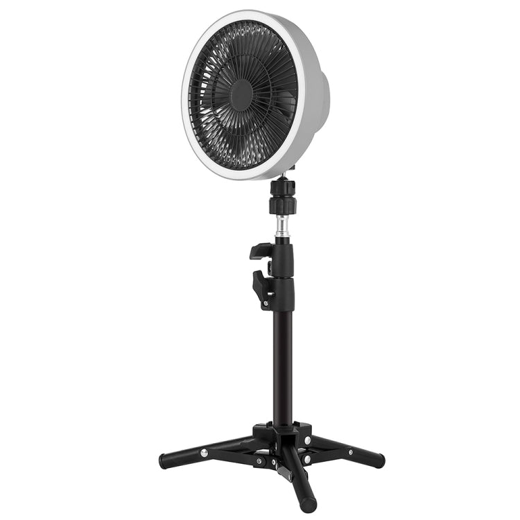 ZK-01 7インチ屋外キャンプ用LEDライト三脚ファン ポータブル多機能パワーバンク吊り下げファン