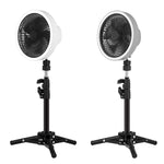 ZK-01 7インチ屋外キャンプ用LEDライト三脚ファン ポータブル多機能パワーバンク吊り下げファン