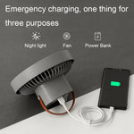 ZK-01 7インチ屋外キャンプ用LEDライト三脚ファン ポータブル多機能パワーバンク吊り下げファン