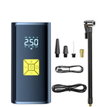 Small Portable Car Air Pump Tire Inflator for Motorcycle Bicycle, SUITU ST-9620A Wired Model, SUITU ST-9620B Wireless, SUITU ST-9620C  Wireless Power Bank