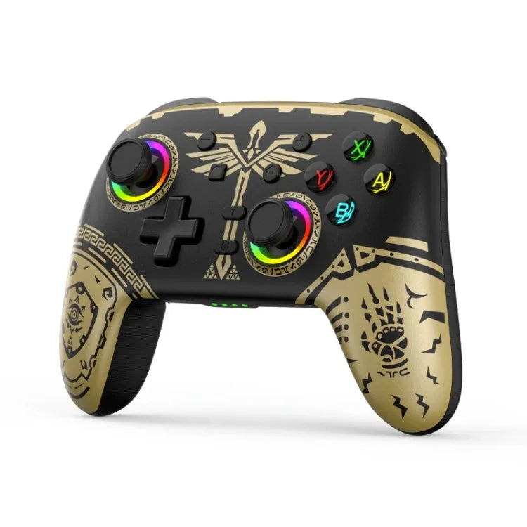 Nintendo Switch / Switch PRO用 ワイヤレスBluetooth 体感振動ゲームパッド, ブラックゴールド, ホワイトグリーン, ブラック, ホワイト
