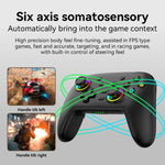 Nintendo Switch / Switch PRO用 ワイヤレスBluetooth 体感振動ゲームパッド, ブラックゴールド, ホワイトグリーン, ブラック, ホワイト