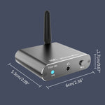 Bluetooth 5.2オーディオレシーバー 3.5MM AUX 同軸 光ファイバー APTX HD Bluetoothアダプター、D300
