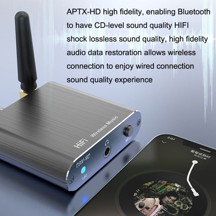 Bluetooth 5.2オーディオレシーバー 3.5MM AUX 同軸 光ファイバー APTX HD Bluetoothアダプター、D300