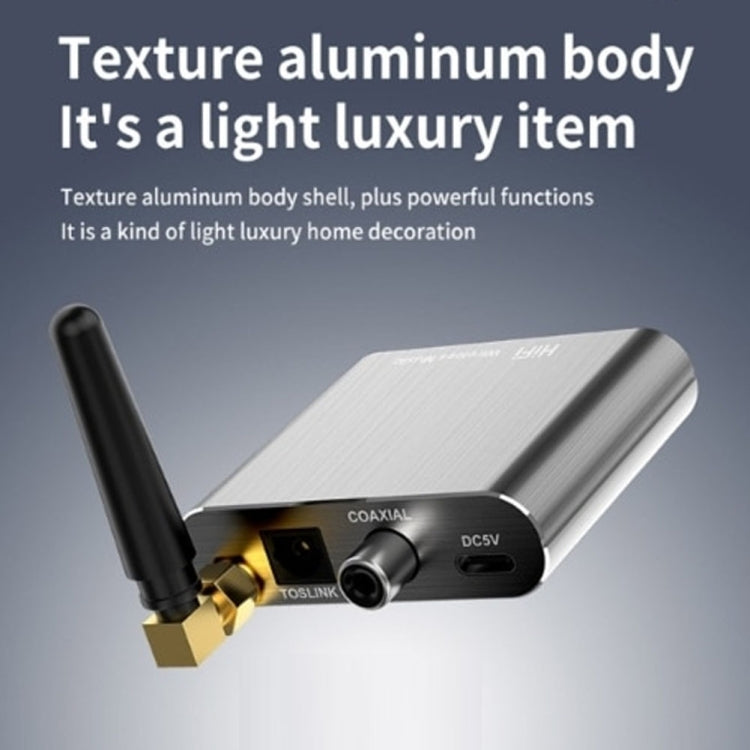 Bluetooth 5.2オーディオレシーバー 3.5MM AUX 同軸 光ファイバー APTX HD Bluetoothアダプター、D300