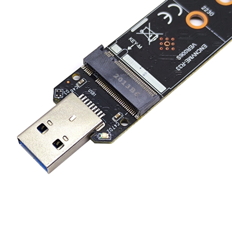 ENCNVME-R33 USB 3.2 Gen 2 10GbpsからNVMe M.2 SSDアダプター RTL9210チップ搭載 Mキー M2 NVMe用、ENCNVME-R33