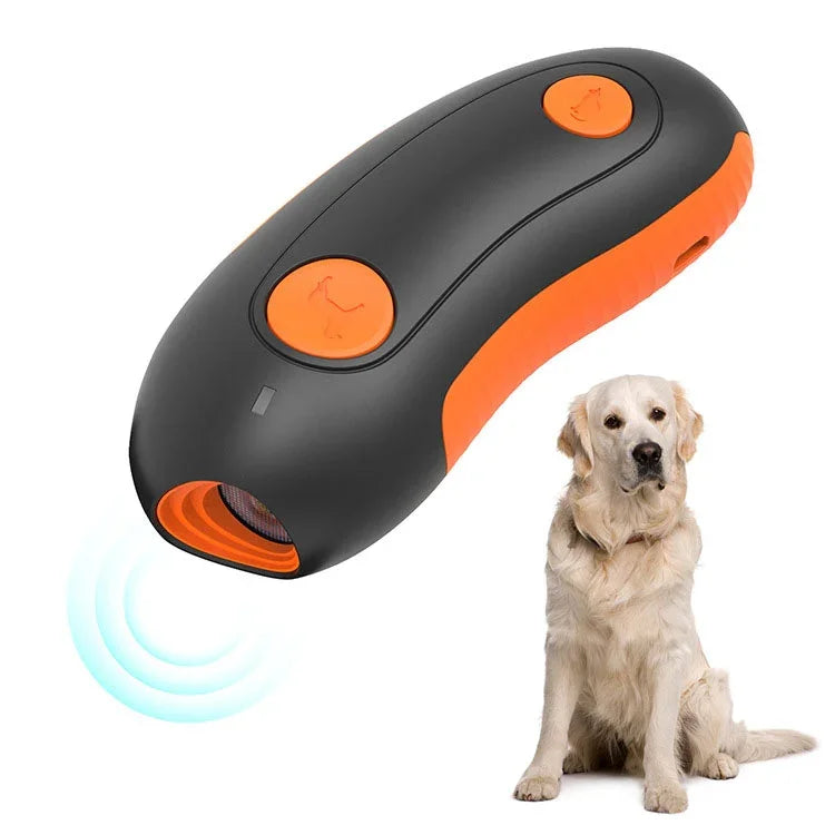 超音波ペットトレーナー ハンドヘルドソニック犬よけ 携帯用電子犬用トレーナー、D2