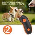 超音波ペットトレーナー ハンドヘルドソニック犬よけ 携帯用電子犬用トレーナー、D2