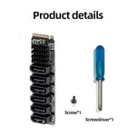 M2 M-EKY PCIE3.0からSATA6G転送拡張カード 6ポートハードディスク拡張アダプターカード、6ポート