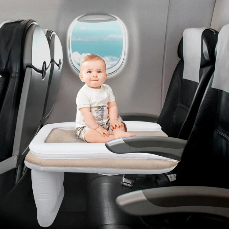 屋外旅行用ベビーインフレータブルベッド 子供用車後部折りたたみベッド 航空機用インフレータブルマットレス、グレー、グレー＋シートベルト、グレー＋インフレーター、グレー＋収納バッグ、グレー＋インフレーター＋収納バッグ＋シートベルト、グレー＋CNプラグインフレータブルポンプ＋収納バッグ＋シートベルト
