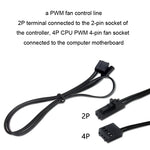 PWMファンハブ コンピューターCPUファンエクステンダー、PH35D