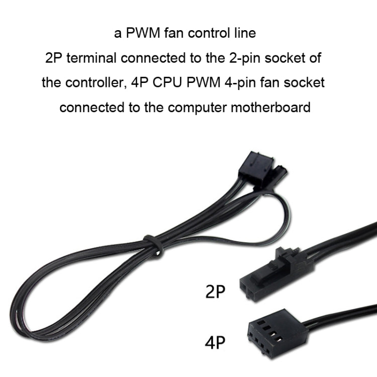 PWMファンハブ コンピューターCPUファンエクステンダー、PH35D
