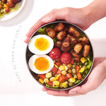 蓋付き二重層ステンレスボウル 子供用ディナー保温ご飯茶碗 6個セット 13cm、6個セット 15cm、6個セット 17cm