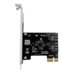 PCIE 2ポート SATA 3.0 拡張カード 6Gbps コンピュータデスクトップシャーシ変換カード