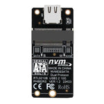 M.2 NVMEハードディスクボックス転送カード RTL9210Bチップ タイプ-C / USB-C USB3.1 Gen2 10Gbps