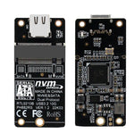 M.2 NVMEハードディスクボックス転送カード RTL9210Bチップ タイプ-C / USB-C USB3.1 Gen2 10Gbps