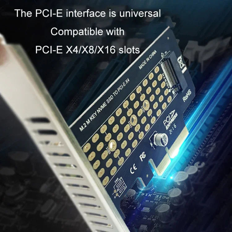 5個セット NVME転送カード M.2 から PCIE3.0/4.0 フルスピード X4 拡張カード、フルハイト、ハーフハイト
