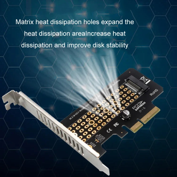 5個セット NVME転送カード M.2 から PCIE3.0/4.0 フルスピード X4 拡張カード、フルハイト、ハーフハイト