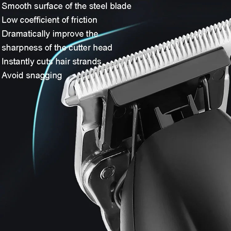 メンズ電動ヘアカットツールセット彫刻用電動クリッパー、LM-2027 2イン1（ブラック）、LM-2027 2イン1（ゴールド）
