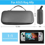 ASUS ROG Ally ゲームコンソール EVAレザー調ハンドバッグクラッチ保護バッグ、バッグ（ブラック）、バッグ（ホワイト）