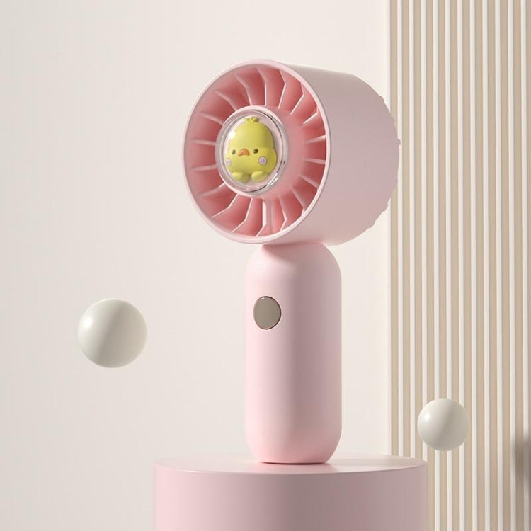 手持ち小型ファン ポータブルミニポケットファン、ピンクダック、ブルーダック、グリーンダック、ホワイトダック、ピンクスプレー塗装版、ブルースプレー塗装版、グリーンスプレー塗装版、ホワイトスプレー塗装版