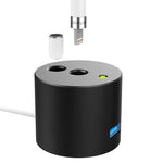 Apple Pencil 1用 USB充電アダプタ メタルベース LEDインジケーター付き、A48 シルバー、A48 ブラック、A48 ローズゴールド