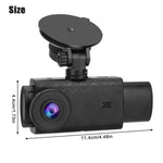 2インチスクリーン 3録画 1080Pドライビングレコーダー、G12