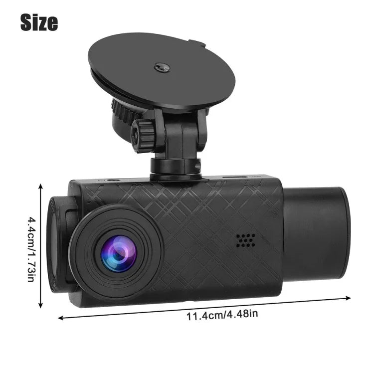 2インチスクリーン 3録画 1080Pドライビングレコーダー、G12