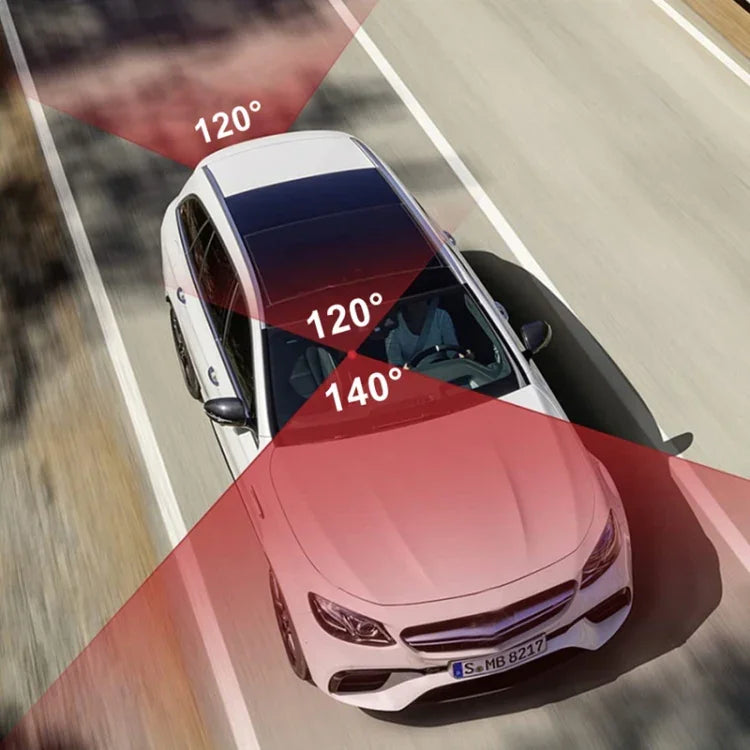 3レンズビデオ HD 1080P 多言語対応ドライビングレコーダー、F10