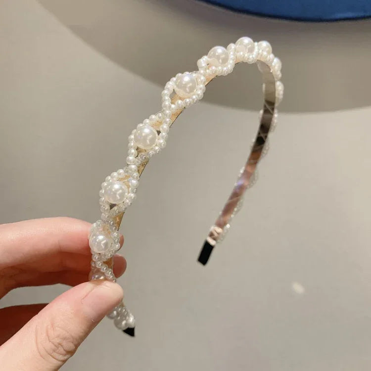 スイートパールヘッドバンド レトロ万能ヘアアクセサリー 1A、2B、3C、4、5、6、7、8、9、10、11、12、13、14、15、16、17、18、19、20