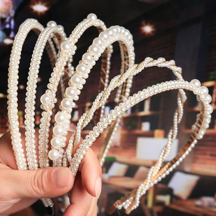 スイートパールヘッドバンド レトロ万能ヘアアクセサリー 1A、2B、3C、4、5、6、7、8、9、10、11、12、13、14、15、16、17、18、19、20