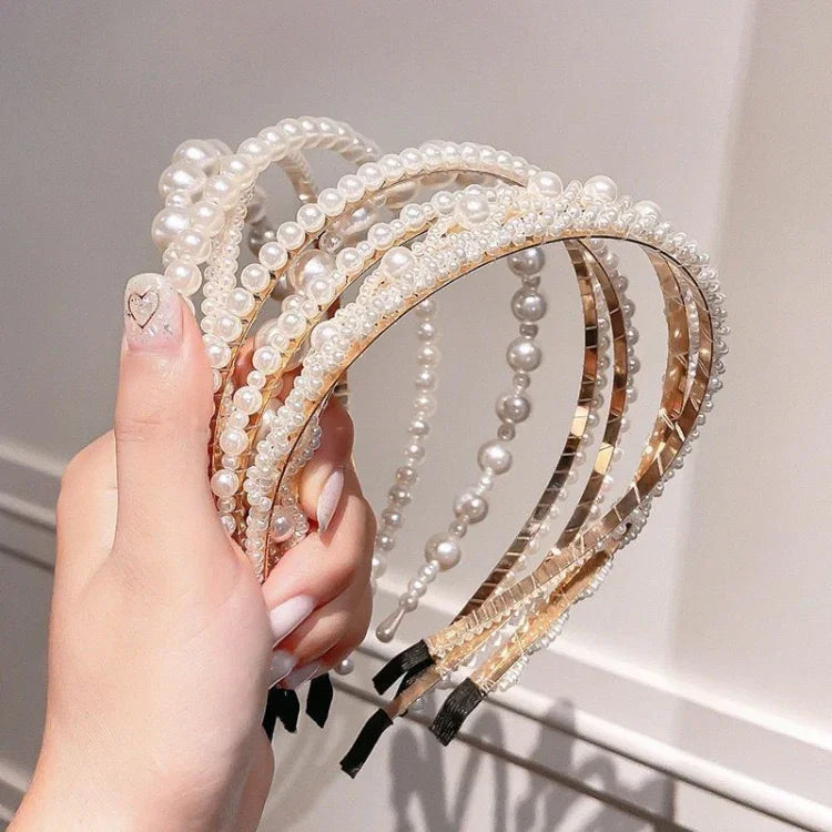 スイートパールヘッドバンド レトロ万能ヘアアクセサリー 1A、2B、3C、4、5、6、7、8、9、10、11、12、13、14、15、16、17、18、19、20