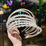 スイートパールヘッドバンド レトロ万能ヘアアクセサリー 1A、2B、3C、4、5、6、7、8、9、10、11、12、13、14、15、16、17、18、19、20