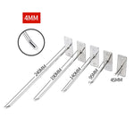 10個入り 4mm厚 ネイルウォールディスプレイ ジュエリーフック 単線フック 5cm、10cm、15cm、20cm、25cm