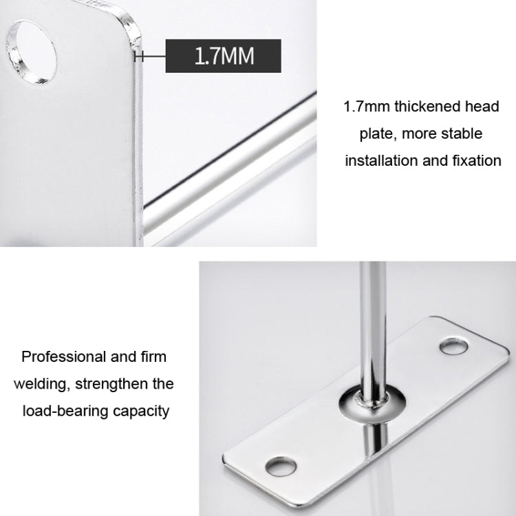 10個入り 4mm厚 ネイルウォールディスプレイ ジュエリーフック 単線フック 5cm、10cm、15cm、20cm、25cm